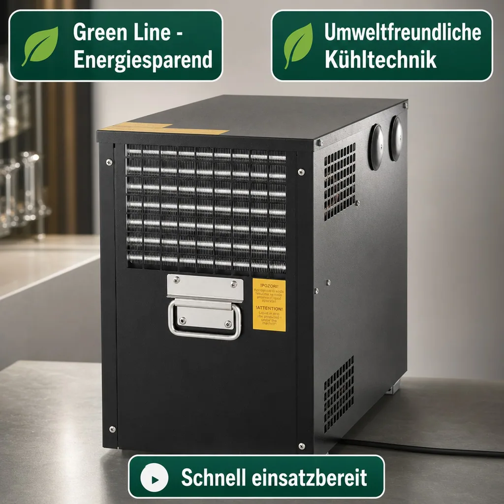 Zapfanlage, Bierzapfanlage AS-40, 2-leitig, Durchlaufkühler, Nasskühler - Untertheke, Green Line
