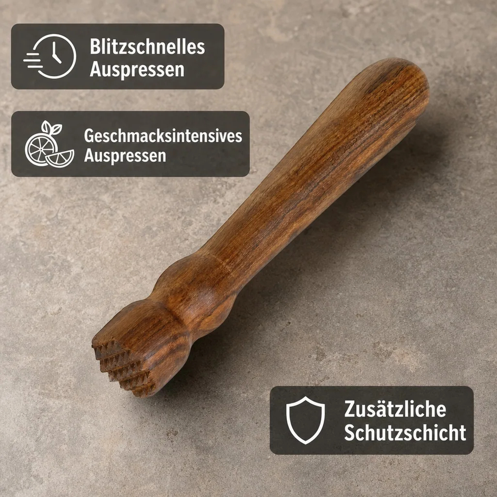 CAIPIRINHA PROFI - STÖßEL  gekerbt