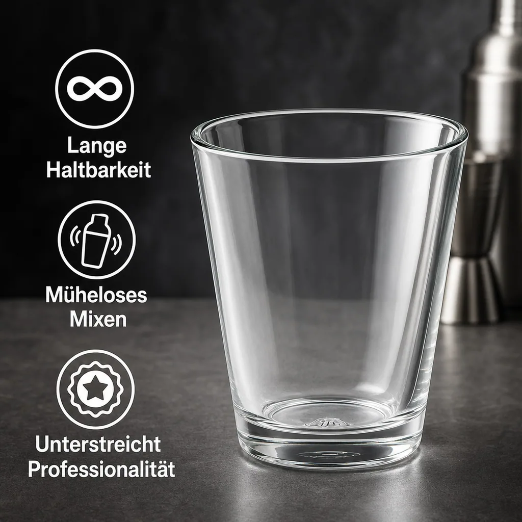 Ersatzglas, Mixingglas für Boston-Shaker, 400 ml