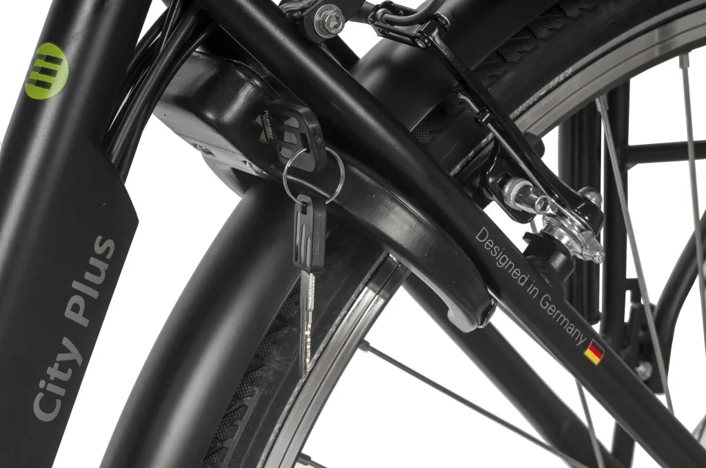 Unisex City E-Bike 28 Zoll, Rahmenhöhe 45 cm, 7-Gang Nabenschaltung, schwarz, München