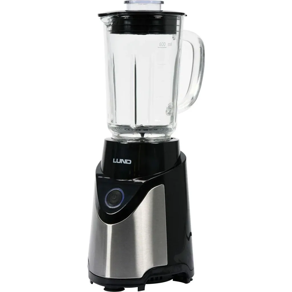 LUND Smoothie Mixer - 500W - 240V - 14x14x34,5cm (Länge x Breite x Höhe) mit 2 Flaschen