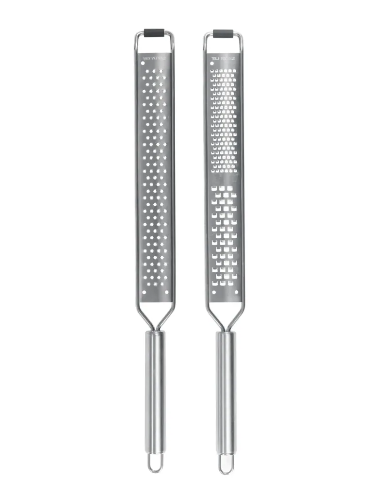 Zester-Reibe, 2-er Set, edelstahl