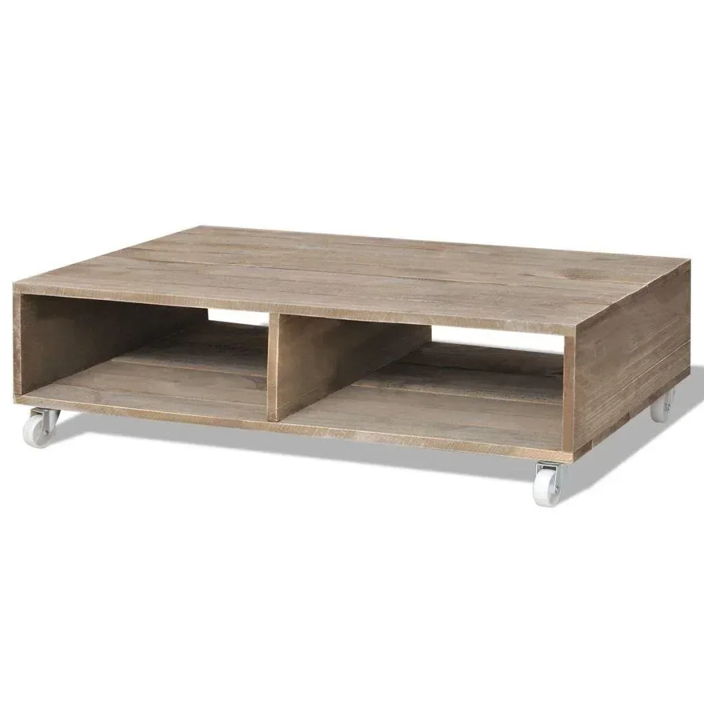 Couchtisch Massivholz braun