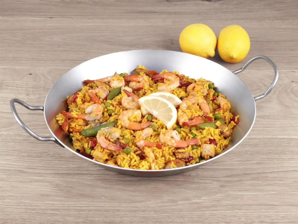 Gesundheits-Eisenpfanne mit Griffen, 24cm