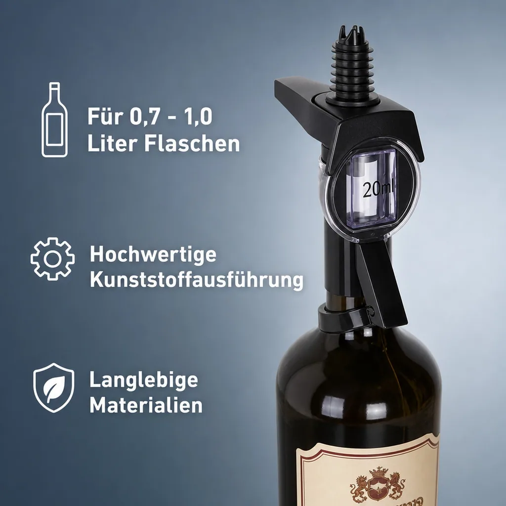 Portionierer, Schnapsausgießer, Spirituosen Dosierer - Spirit Master, Anisfest - !NEUE TECHNIK!, Ausschankmenge: 40 ml