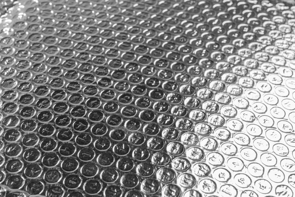 Thermo-Lenkradschutz - ca. 50 x 44 cm - Silber