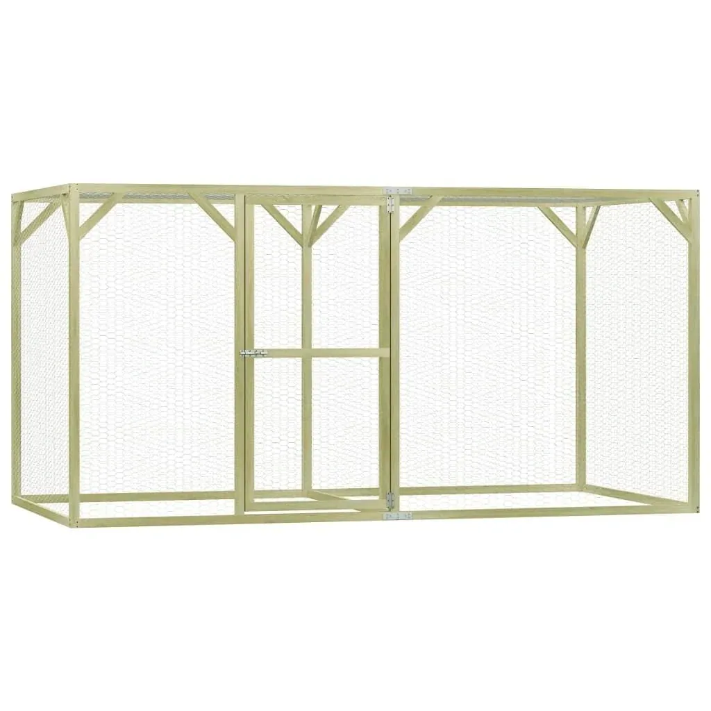 Hühnerstall 1,5x3x1,5 m imprägniert