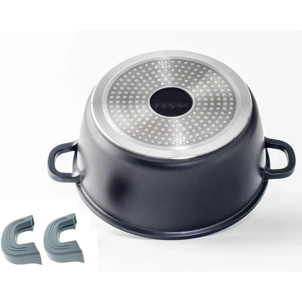 Kochtopf/Kasserolle - mit Deckel - 28 cm - Schwarz