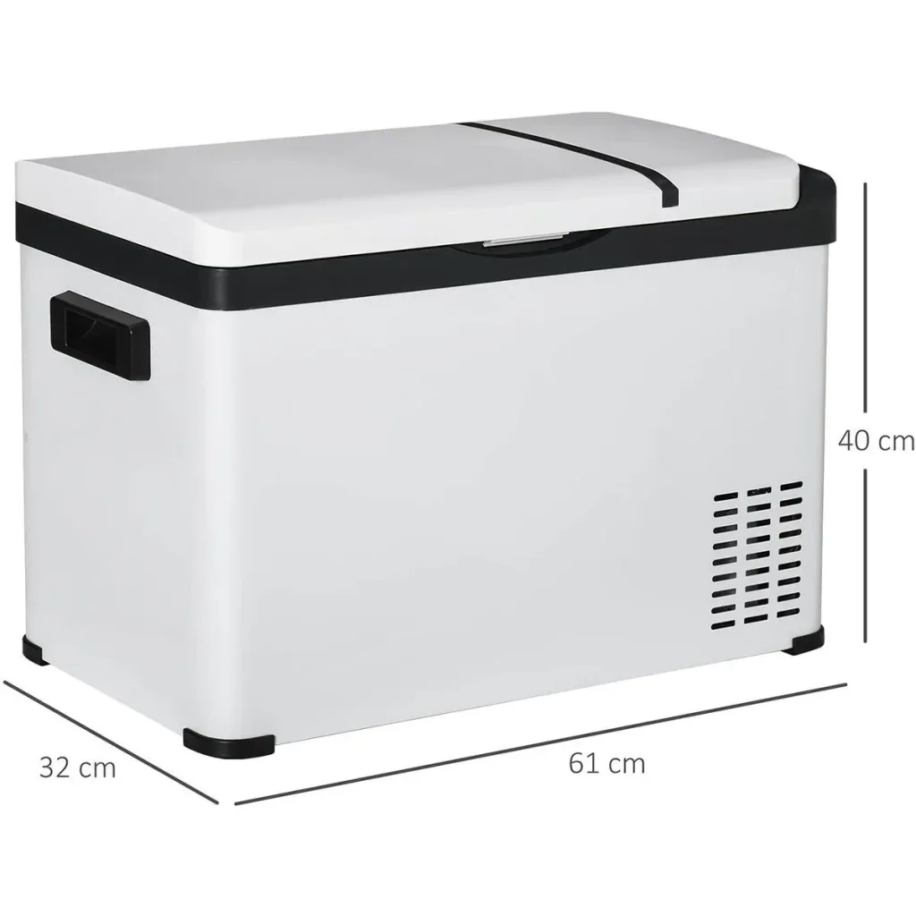 Kühlbox Electric - 30 Liter - bis zu -22° C - Weiß - 61 x 32 x 40