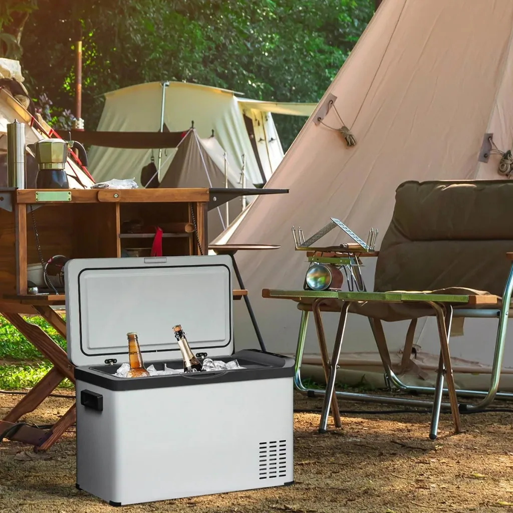 Kühlbox Electric - 30 Liter - bis zu -22° C - Weiß - 61 x 32 x 40