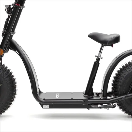 Forca E-Roller "Knumo" 45 km/h, 1500 Watt Safety Plus inklusive Blinkanlage, Gepäck-Case und Lithium-Akku schwarz