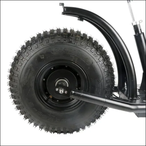 Forca E-Roller "Knumo" 45 km/h, 1500 Watt Safety Plus inklusive Blinkanlage, Gepäck-Case und Lithium-Akku schwarz