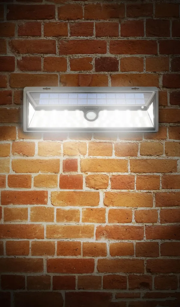 LED Solar Premium Wandlicht mit 160 Grad Ausleuchtung