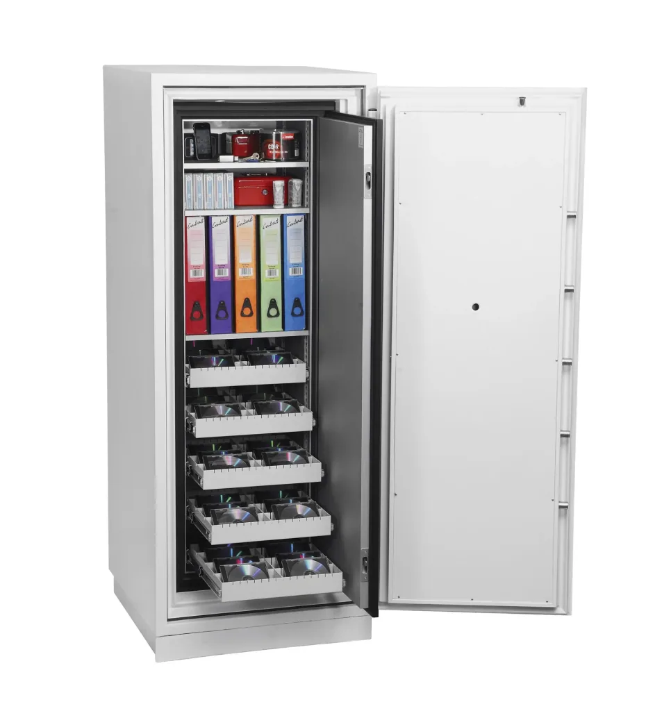 Datenschutztresor Data Commander Außenmaße 1685 x 690 x 720 mm, mit Schlüsselschloss
