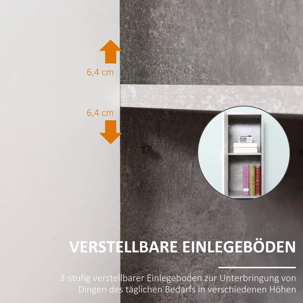 Badezimmerschrank 30 cm x 30 cm x 180 cm