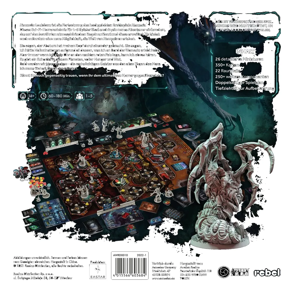 Gesellschaftsspiel Nemesis Lockdown Grundspiel