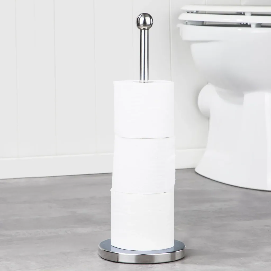WC-Rollenständer Edelstahl