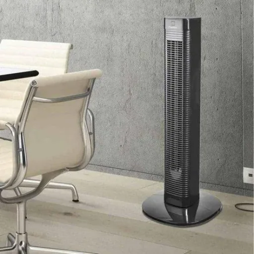Towerventilator 50W Schwarz 80cm