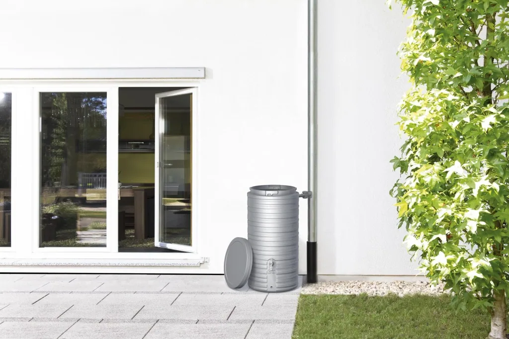Regenspeicher / Regentonne NORDIC 300 L, steingrau