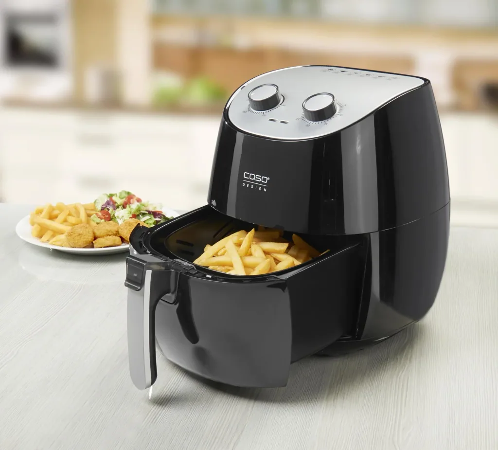 Heißluft-Fritteuse „AF100“, 2,8 Liter, 1350 Watt, Schwarz