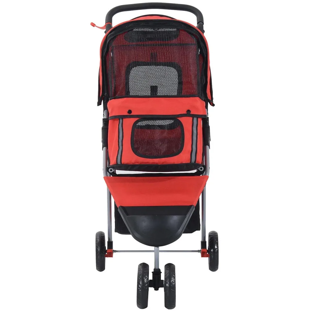 Hundewagen Hunde Stroller Hundebuggy Rot