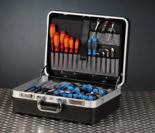 Werkzeugkoffer Basic - Robuster, schlagfester ABS Schalenkoffer