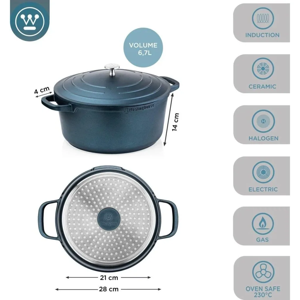 NL Performance Series Topfset - Bratpfanne 28 cm + Bratpfanne 24 cm - Blau