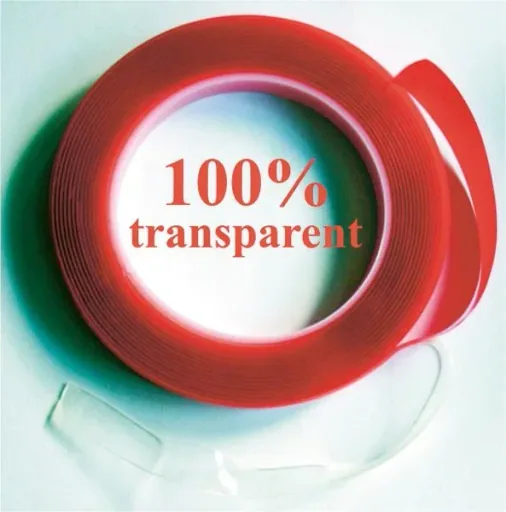 Power-Tape: doppelseitiges, transparentes Klebeband