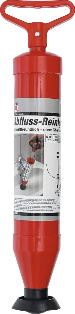 Vakuum-Pumpe inklusive Verschlussstopfen für Waschtisch