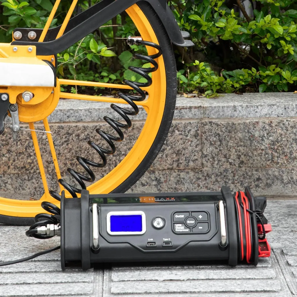 Batterieladegerät mit Kompressor