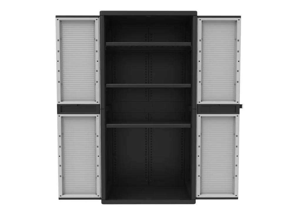 QBlack Jumbo2900 XL-Kunststoffschrank für den wettergeschützten Außen- und Innenbereich