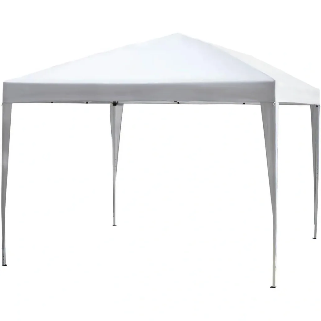 Pop-up Partyzelt Pavillon weiß 2,95 x 2,95 m