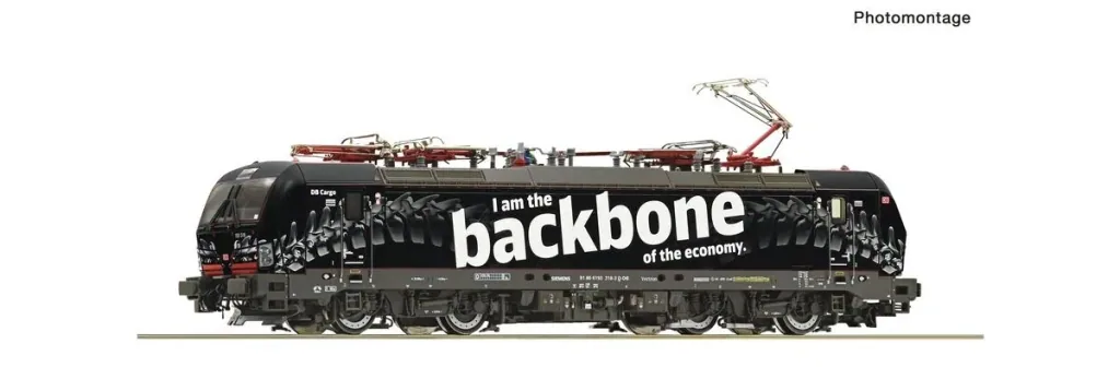 Elektrolokomotive 193 318 der Deutschen Bahn " Backbone"