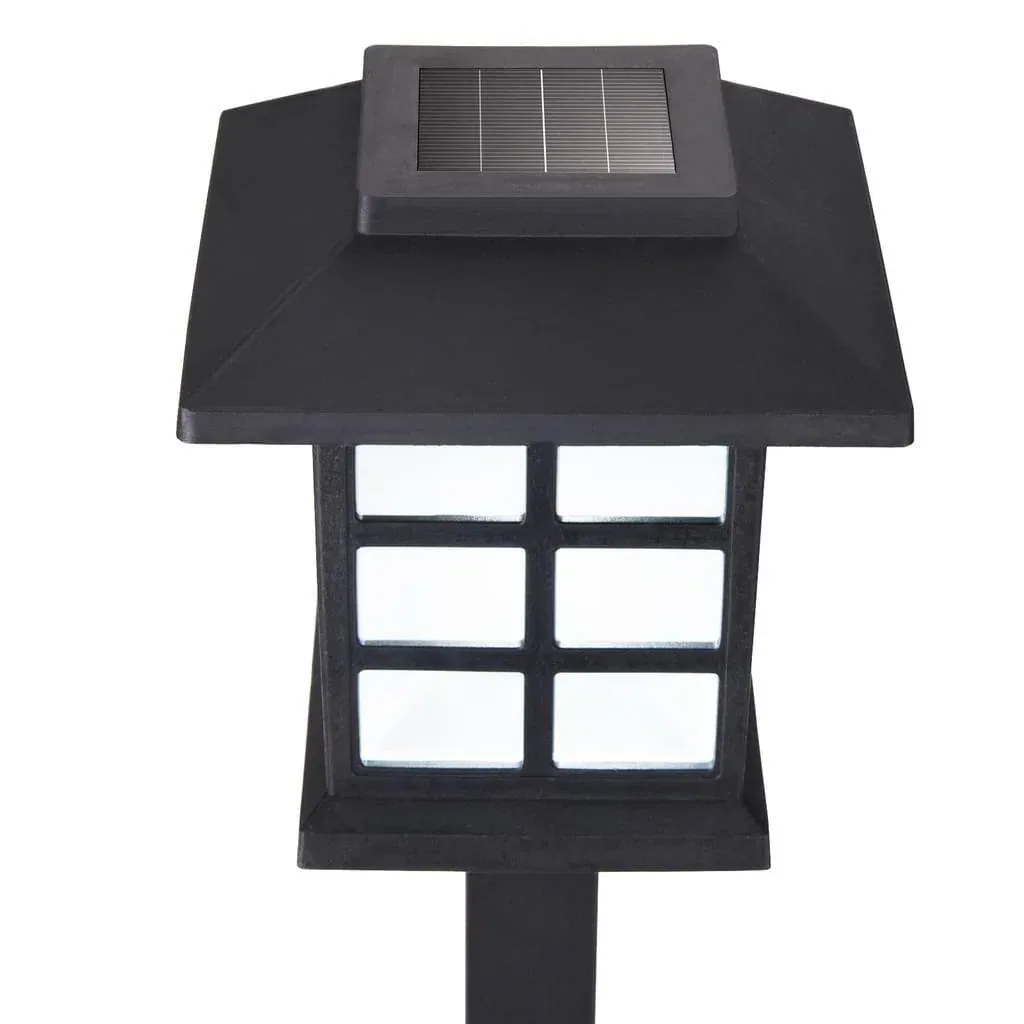 6 x LED-Außen-Solarleuchten