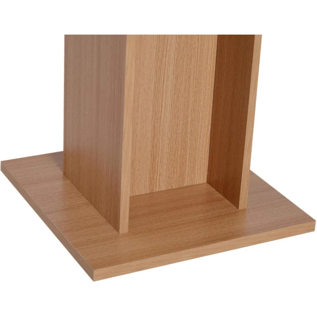 Esstisch Küchentisch Esszimmertisch Holztisch Bistrotisch rechteckig Holz Natur 80 × 80 × 76,5 cm