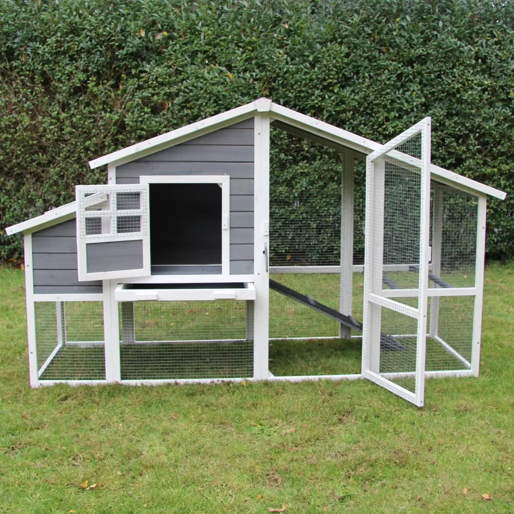 Hühnerstall Wilma, 199 x 70,4 x 116 cm