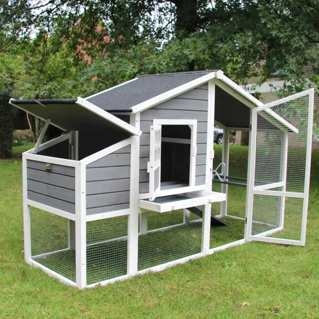 Hühnerstall Wilma, 199 x 70,4 x 116 cm