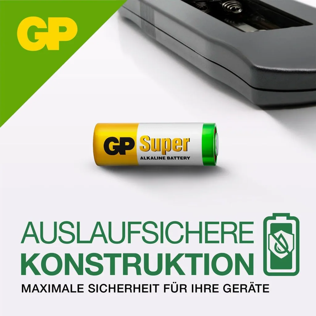 Alkaline 23A Rundzellenbatterie, 12 V - 5 Stück