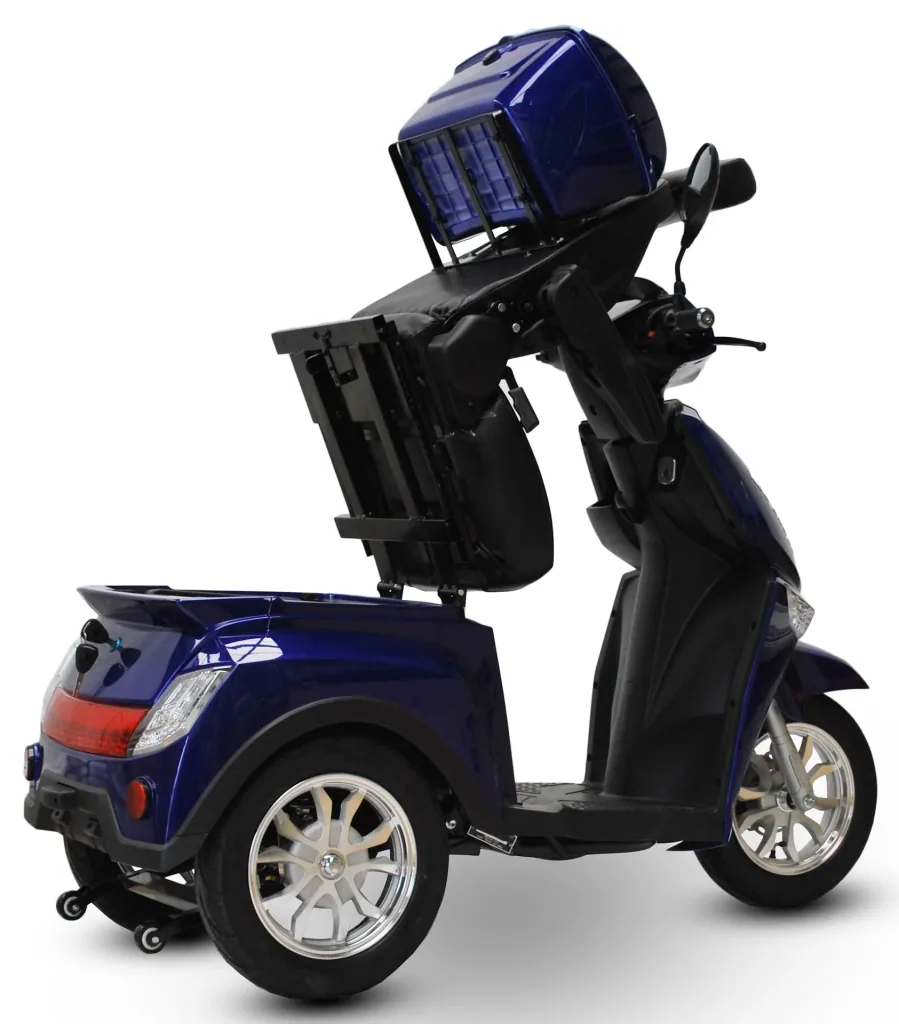 Elektromobil blau - 25 km/h - 1000 Watt - Seniorenmobil
