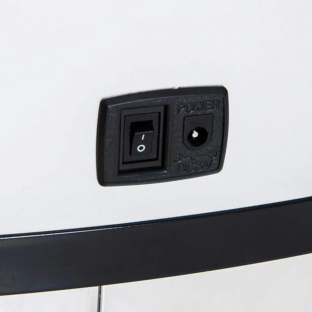 Mülleimer Automatik mit Infrarotsensor 58L Silber