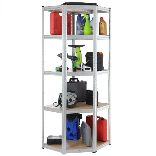 3-In-1 Regaleinheit - Eckschrank - verzinkt - 875kg