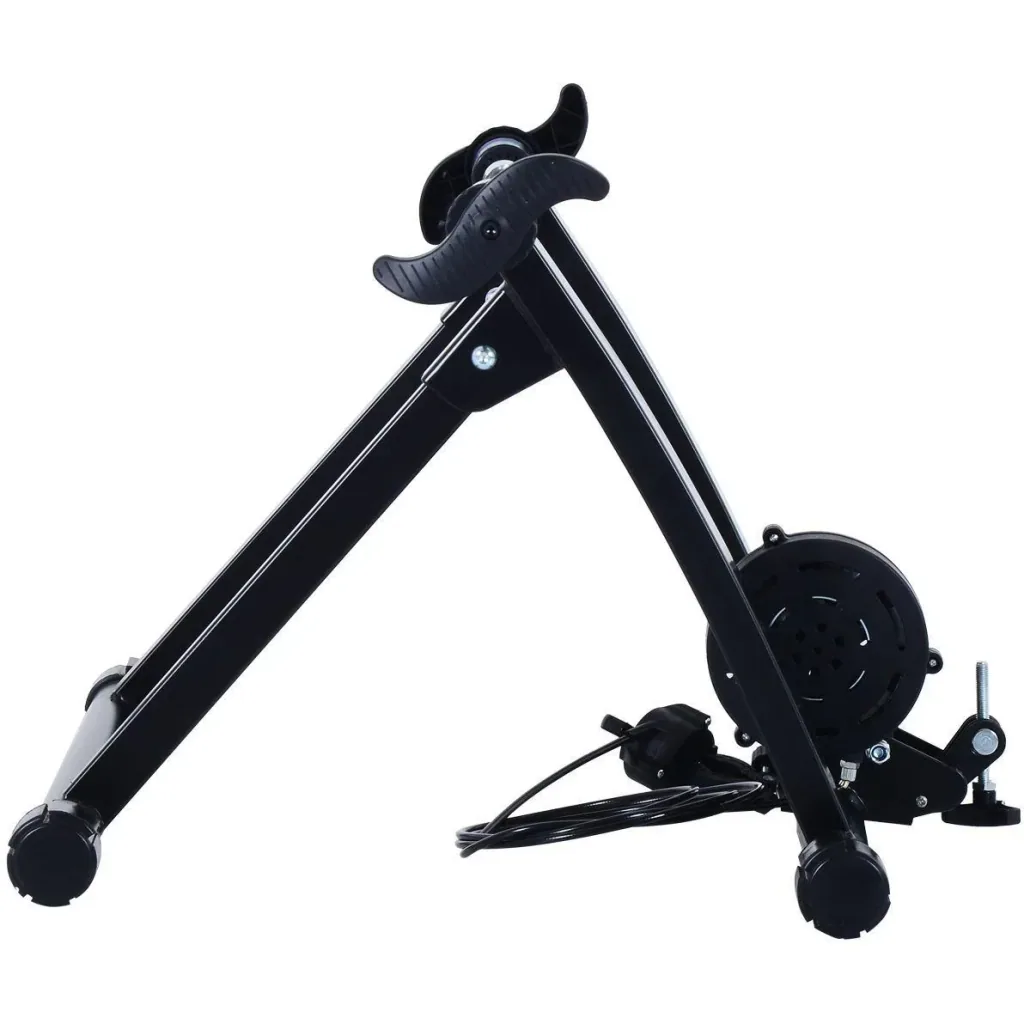 Rollentrainer Fahrrad mit Magnetbremse schwarz