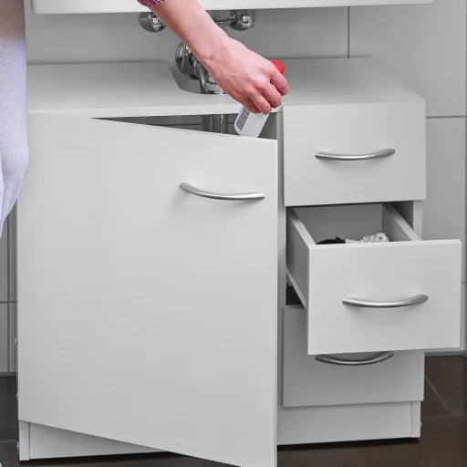 Schrank für Waschbecken - Kabinett 63x54x30