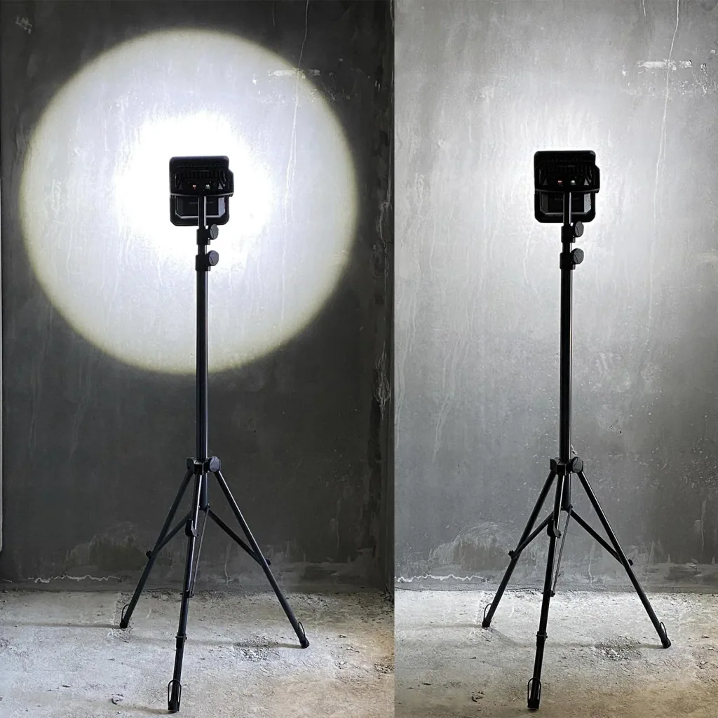 Handflutlichtstrahler NOVA 10 CAS + 18V 5,2Ah Akku + SC30 Ladegerät + abnehmbarem Diffuser L