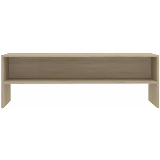 TV-Schrank 120x40x40 cm weiß und Sonoma-Eiche
