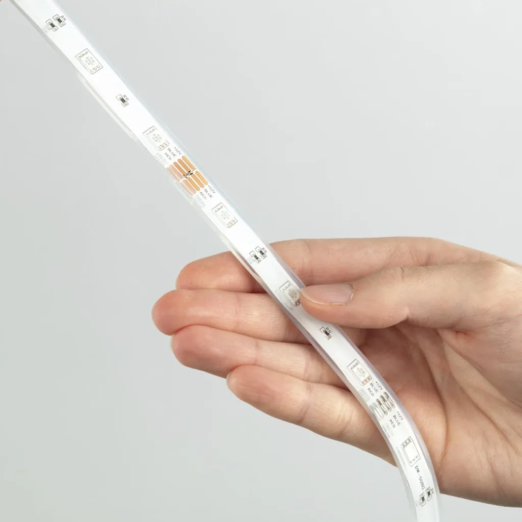RGB-LED Flexband für den Außenbereich,IP44, 3 m, 90 RGB-LEDs, Fernbedienung