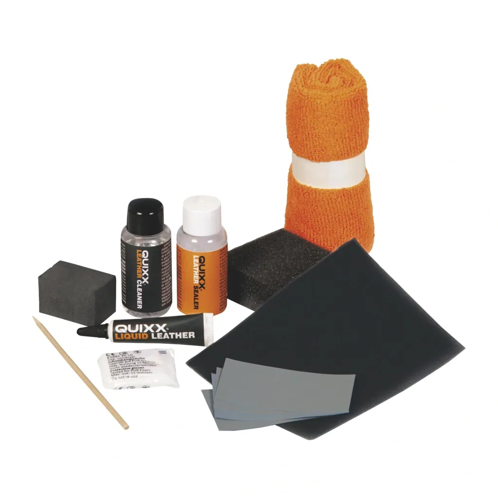 Leder- und Vinyl Reparatur-Set, Schwarz