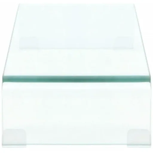 TV-Schrank/Monitorständer transparent 60x25x11 cm Glas