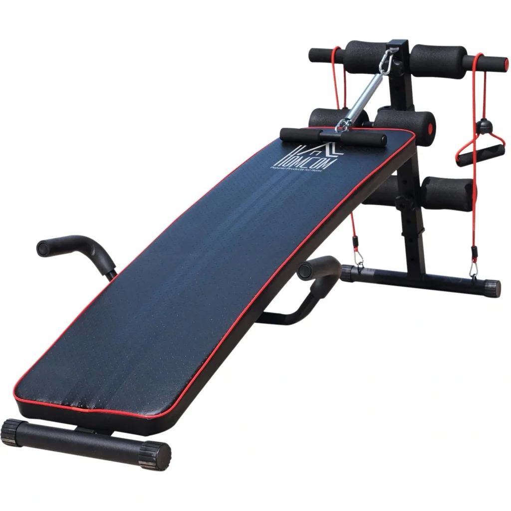 Sit Up Bank Bauchtrainer Trainingsbank Fitnessbank verstellbar gepolstert inkl.