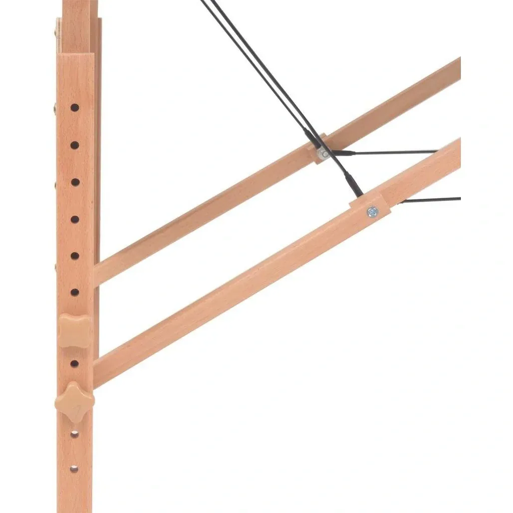 Massageliege 10 cm dick 2 Zonen klappbar weiß